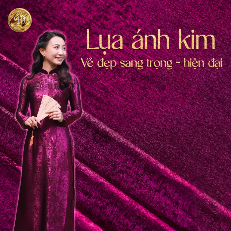 LỤA ÁNH KIM – ĐẲNG CẤP TRONG TỪNG THIẾT KẾ
